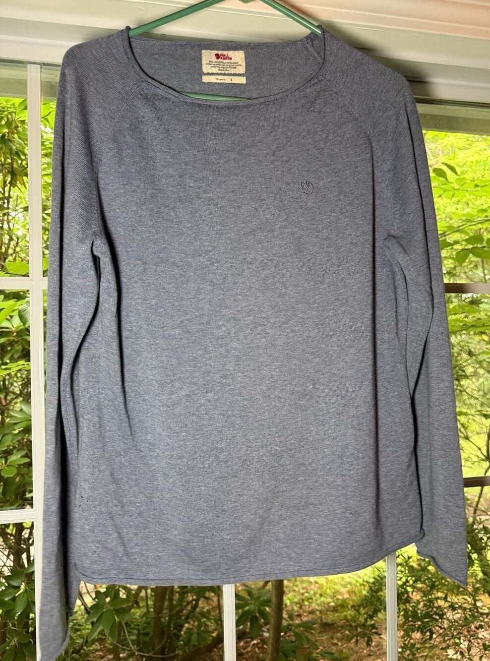 Fjällräven Women's Crewneck Cotton and Wool Sweater size small